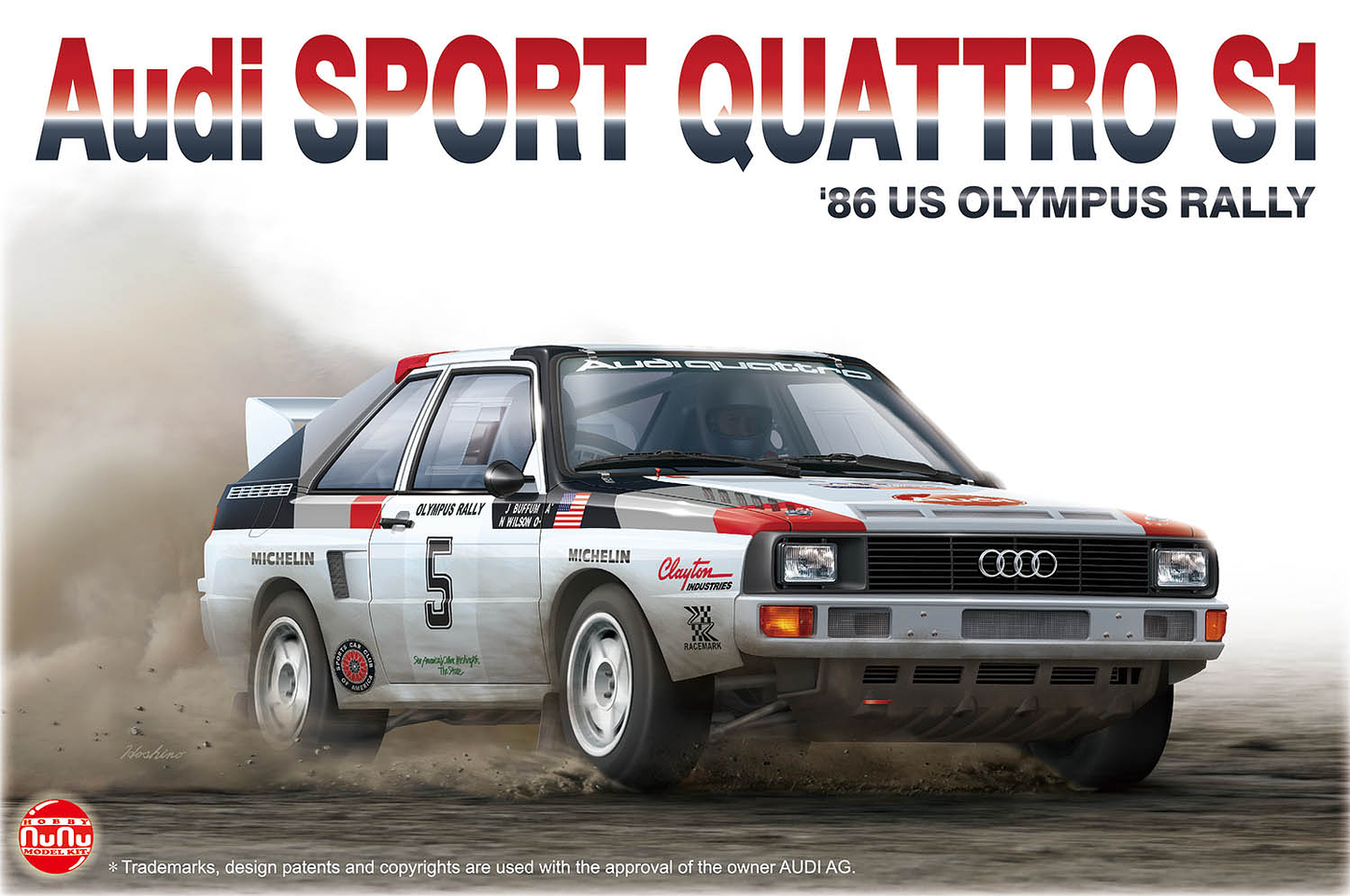 NuNu 1:24 Racing Series Audi Quattro S1 '86 Olympus Rally