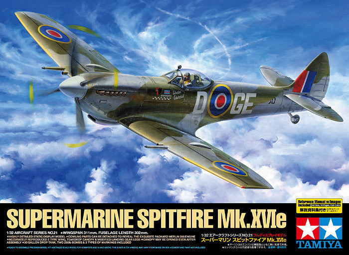 Tamiya 1:32 Supermarine Spitfire Mk.XVIe Tamiya