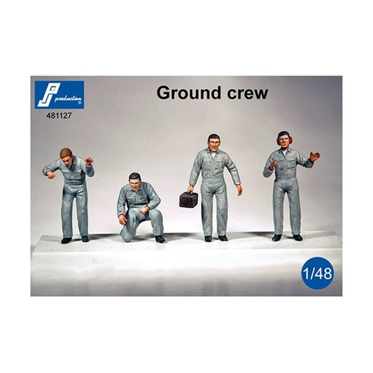 PJ Productions 1:48 Ground Crew set of 4 figures