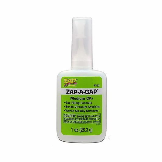 ZAP-A-GAP CA+ Medium Viscosity 1oz/28.3g Bottle Super Glue