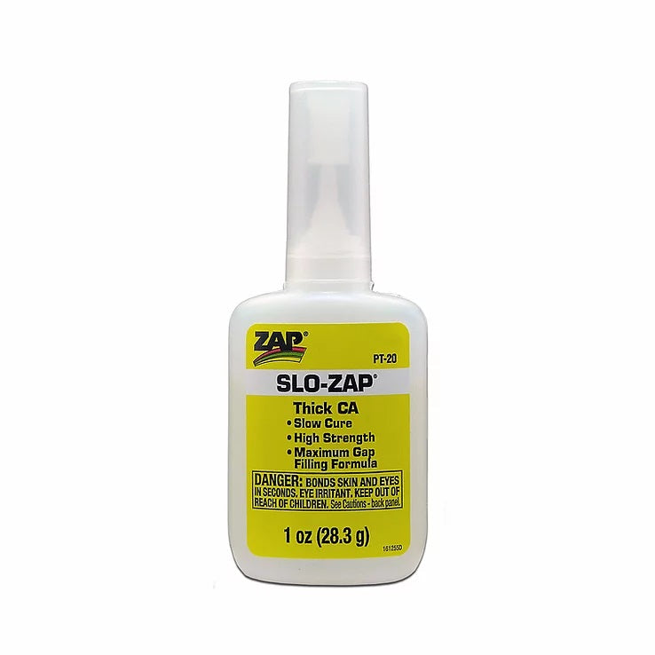 Zap-A-Gap SLO- ZAP CA-Thick Viscosity 1oz/28.3g Bottle Super Glue