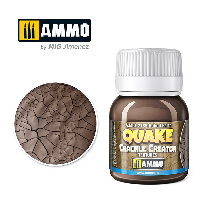 Ammo QUAKE CRACKLE CREATOR TEXTURES Baked Earth 40ml