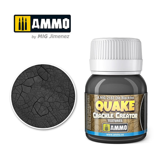 Ammo QUAKE CRACKLE CREATOR TEXTURES Old Blacktop 40ml