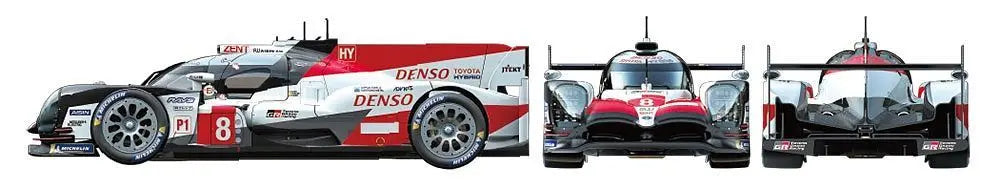 Tamiya 1:24 Toyota Gazoo Racing TS050 Hybrid Tamiya