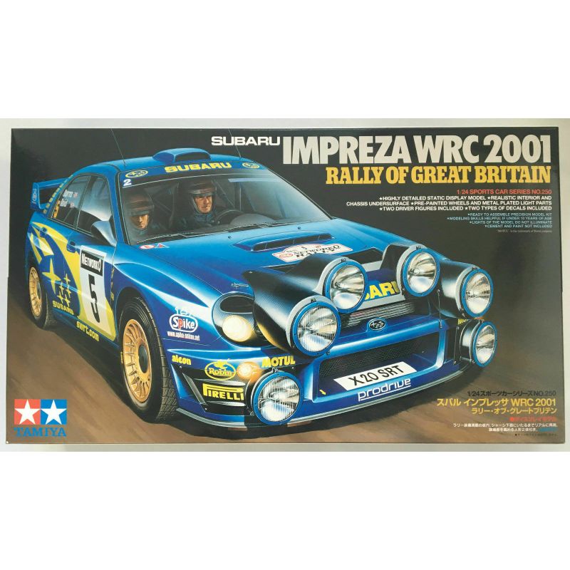 Tamiya 1/24 1/24 Subaru Impreza WRC 2001 Great Britain