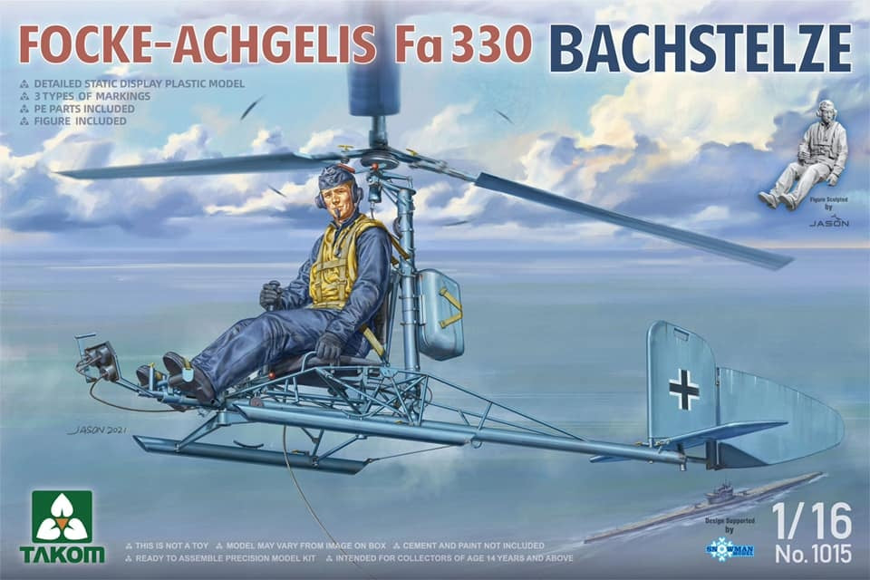 Takom 1/16 Focke-Achgelis Fa 330 Bachstelze Plastic Model Kit