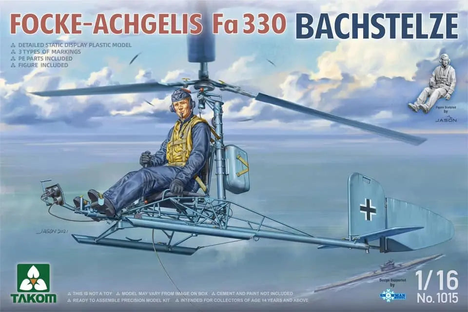 Takom 1/16 Focke-Achgelis Fa 330 Bachstelze Plastic Model Kit